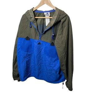 Adidas Men’s Pullover Windbreaker Rain Jacket – Size Large